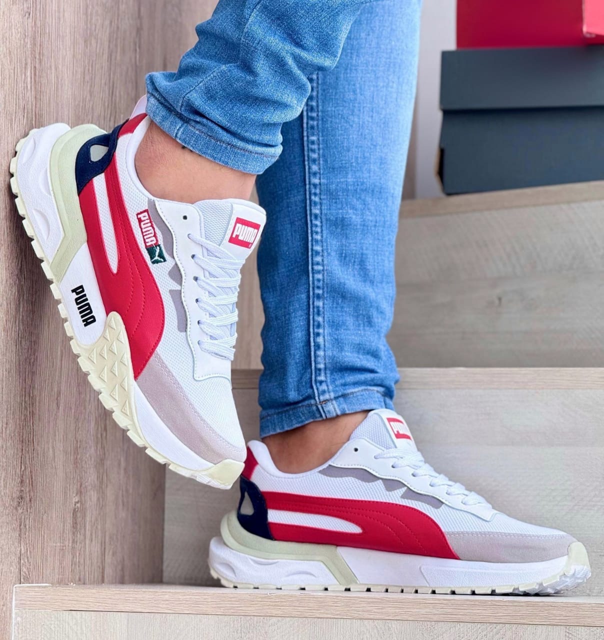 Zapato deportivo Puma Racer p Caballero